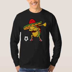 Camiseta Taco mexicano de fútbol Dab Cinco De Mayo