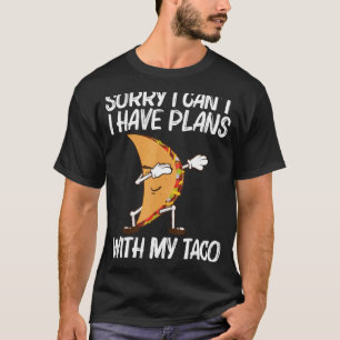 Camiseta Taco Para Hombres Mujeres Callejero Mexicano Plato