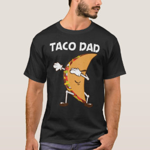 Camiseta Taco Para Papá Hombres Disfraz Mexicano De Comida 