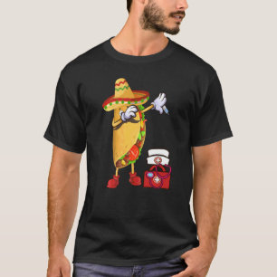 Camiseta Taco Poncho Sombrero Cinco De Mayo
