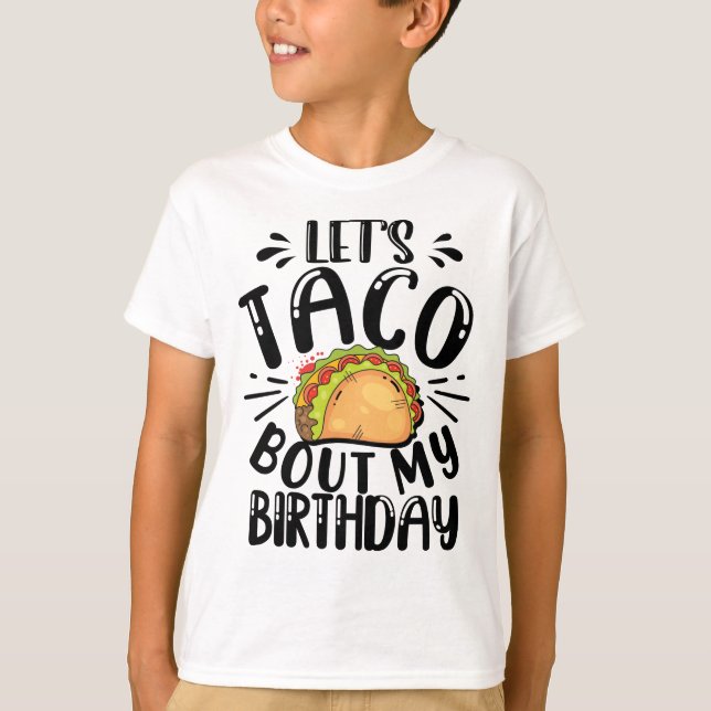 Camiseta Taco por mi cumpleaños Cinco de Mayo (Anverso)