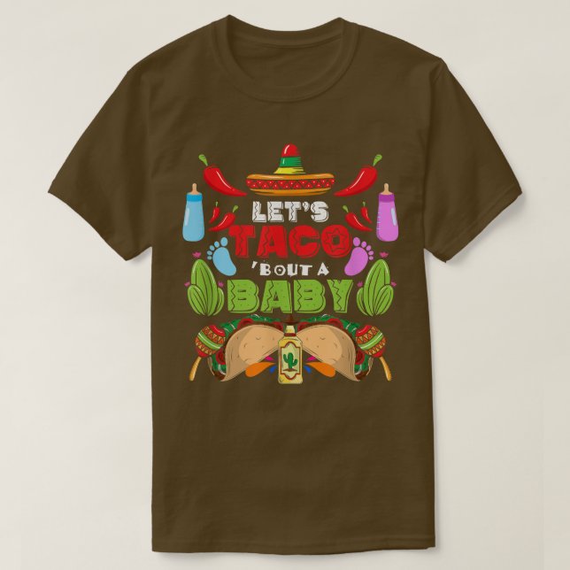 Camiseta Taco por un embarazo de bebé Cinco De Mayo Gen (Diseño del anverso)