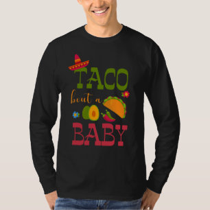 Camiseta Taco por una Invitación de embarazo de tacos para 