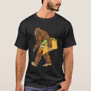 Camiseta Taco que lleva de Bigfoot Sasquatch
