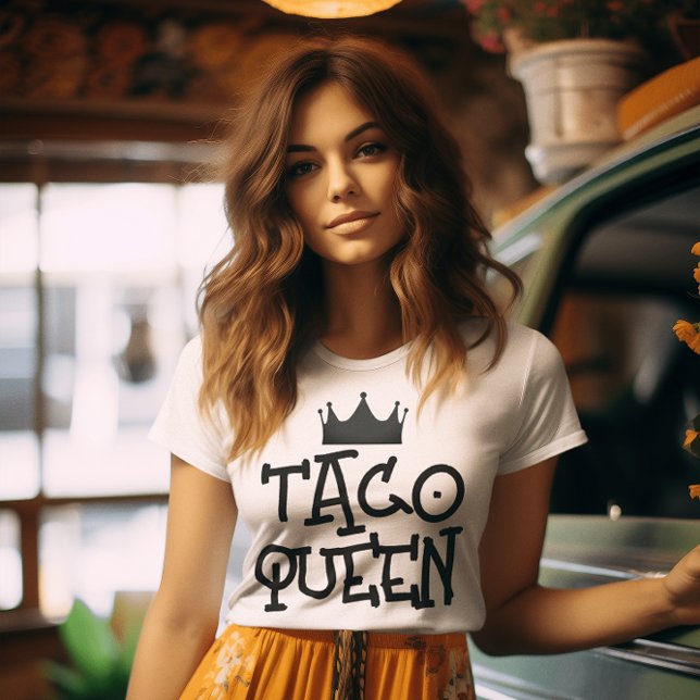Camiseta TACO QUEEN T-Shirt (Subido por el creador)