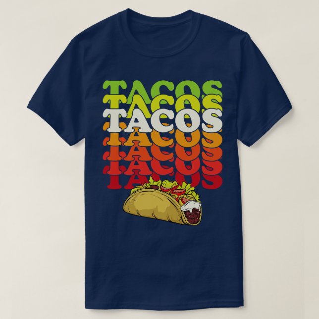 Camiseta Taco retro (Diseño del anverso)