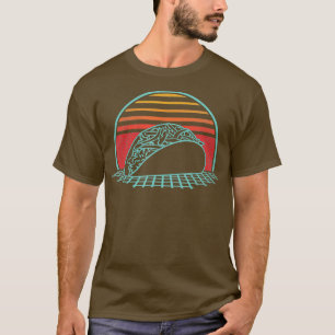 Camiseta Taco retro comida mexicana martes estilo de la cos