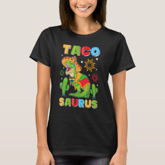 Camiseta Taco Saurus Cinco De Mayo