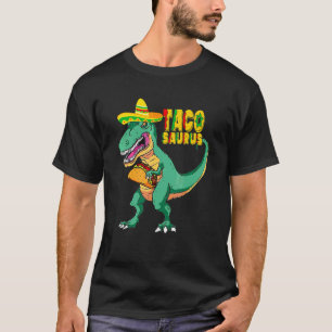 Camiseta Taco Saurus Cinco De Mayo La Fiesta Mexicana Par