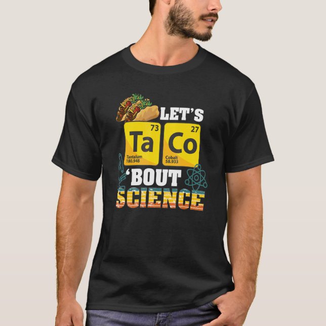 Camiseta ¡Taco se burla de la ciencia! Cinco De M (Anverso)