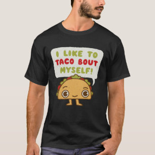 Camiseta Taco se jacta de mi comida mexicana