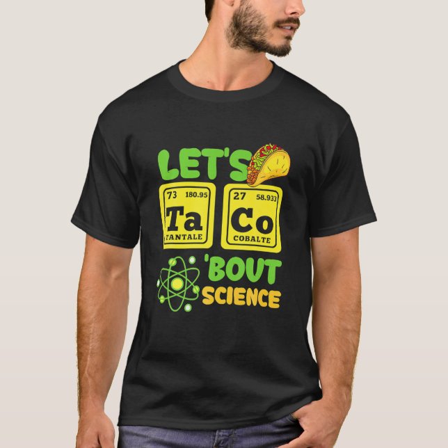 Camiseta Taco sobre ciencia es gracioso Cinco de Mayo (Anverso)