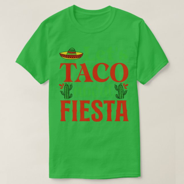 Camiseta Taco sobre el gracioso Cinco De Mayo (Diseño del anverso)