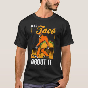Camiseta Taco sobre el mono que lleva el taco mexicano