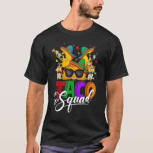 Camiseta Taco Squad Cinco De Mayo Graciosa Cocina Mexicana