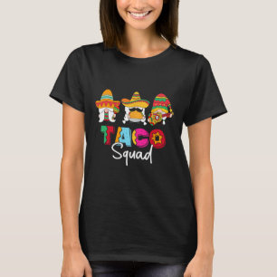 Camiseta Taco Squad Cinco De Mayo Graciosa Cocina Mexicana