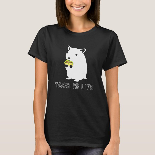 Camiseta Taco Taco Nacional Taco Taco Es Un Hamster De La V (Anverso)