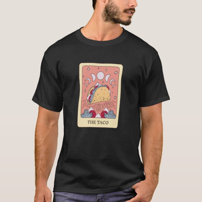 Camiseta Taco Tarot Card Taco Fanatic (Anverso)