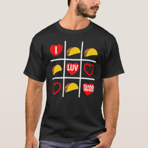 Camiseta Taco Tic Tac Toe I Luv Tacos 1