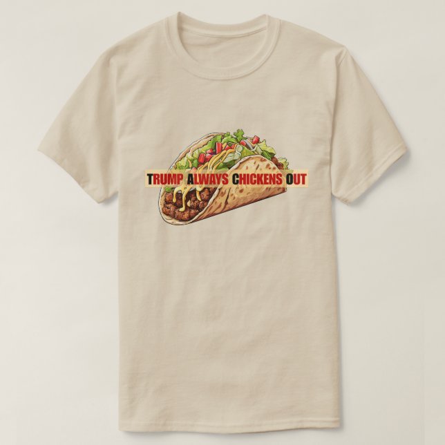 Camiseta TACO Trump (Diseño del anverso)