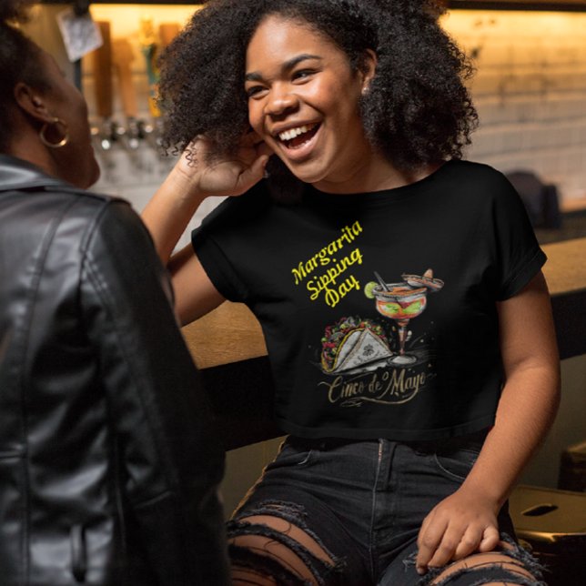Camiseta Taco y Margarita Señorita Necesita una Margarita (Subido por el creador)
