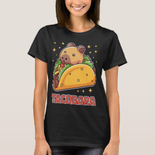 Camiseta Tacobara Funny Capybara Tacos Martes Comida Mexica