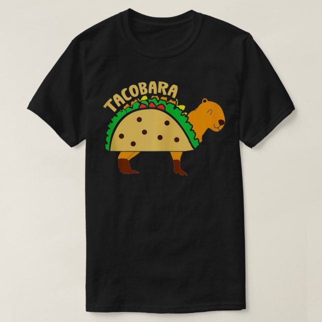Camiseta Tacobara Taco Capybara  (Diseño del anverso)