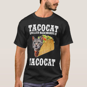 Camiseta Tacocat al revés es Tacocat Tacos de gato