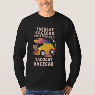 Camiseta Tacocat Coche de carreras deletreado al revés Dive