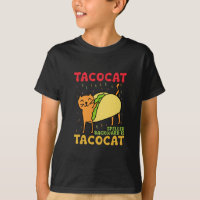 Tacocat deletreado al revés Tacos Gatos Cinco De M