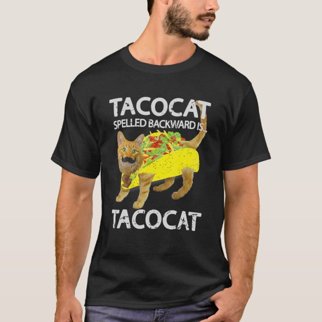 Camiseta Tacocat Funny Cat Taco Lover Tee Kitty Tacos (Anverso)