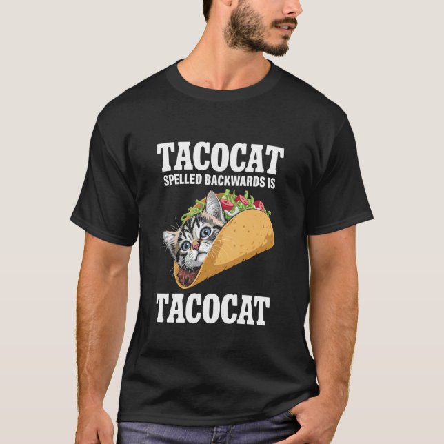 Camiseta Tacocat Gato Divertido (Anverso)