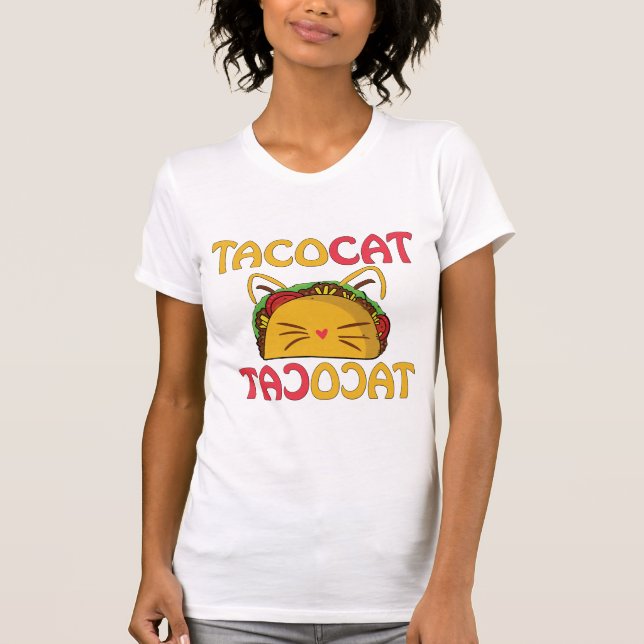 Camiseta Tacocat - Gracioso gato taco (Anverso)