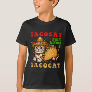 Camiseta Tacocat Hpelado Tacos Y Gatos Cinco De Mamáes