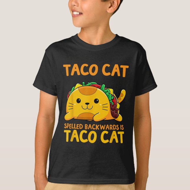 Camiseta Tacocat lanza hacia atrás Taco Cat Cinco De Cinco (Anverso)
