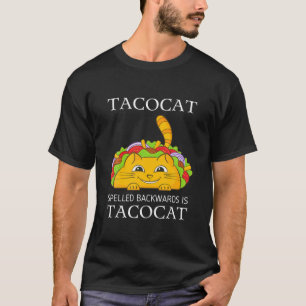 Camiseta Tacocat Speleado Hacia Atrás Es Taco Gato Gracioso
