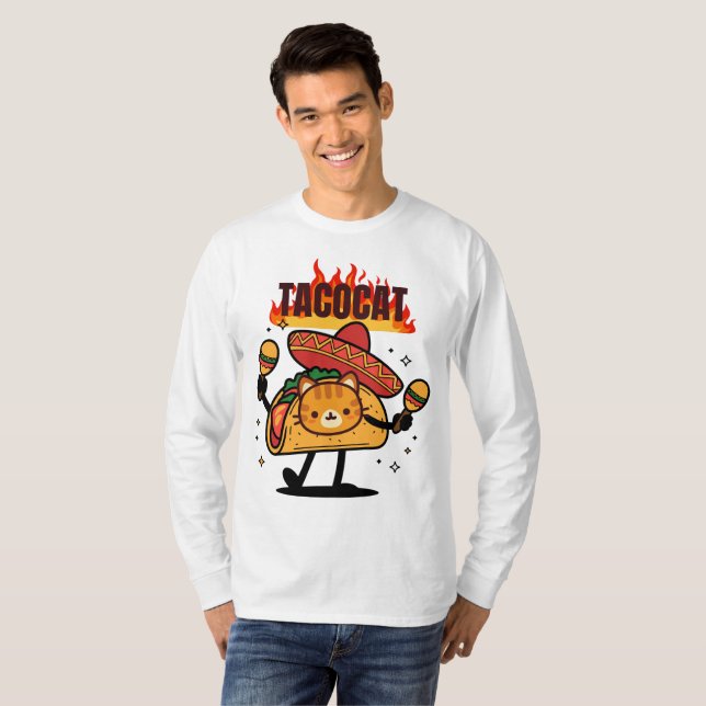 Camiseta Tacocat Spelled Backwards Is Tacocat (Anverso completo)