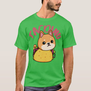 Camiseta TacoInu Cute Kawaii Shiba Inu Taco 1