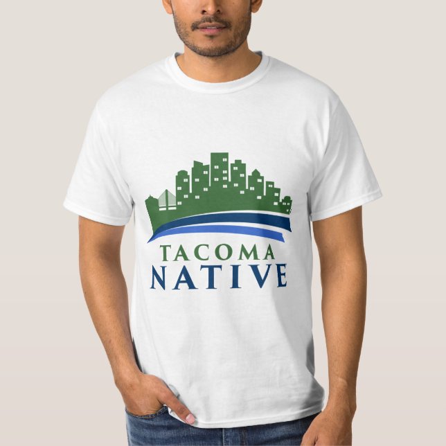 Camiseta "TACOMA NATIVE GREEN CITY" (Anverso)
