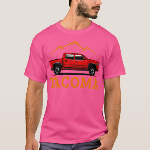 Camiseta Tacoma rojo fuera