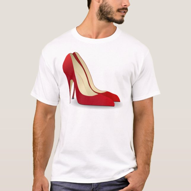 Camiseta tacones altos rojos (Anverso)