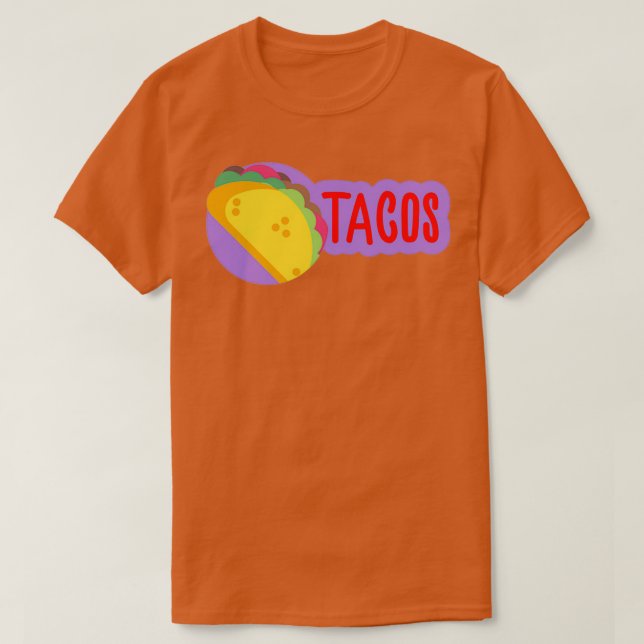 Camiseta tacos (Diseño del anverso)