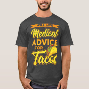 Camiseta Tacos Aguacate Funny Sarcasmo Taco Retro Nacho Lov