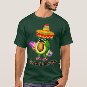 Camiseta Tacos avocado time amigos verano sol esquí