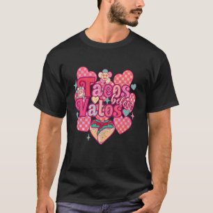 Camiseta Tacos Before Vatos Cute Día de San Valentín del co