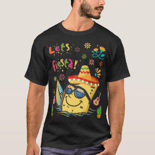Camiseta Tacos Cinco De Mayo Guitarra Cactus Funny Boy