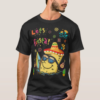 Camiseta Tacos Cinco De Mayo Guitarra Cactus Funny Boy