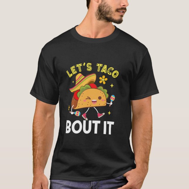 Camiseta Tacos Comida Mexicana Divertido Taco Deportes para (Anverso)