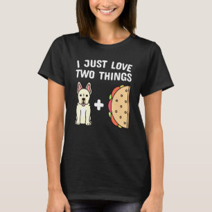 Camiseta Tacos Crema Bulldog Francés Perro