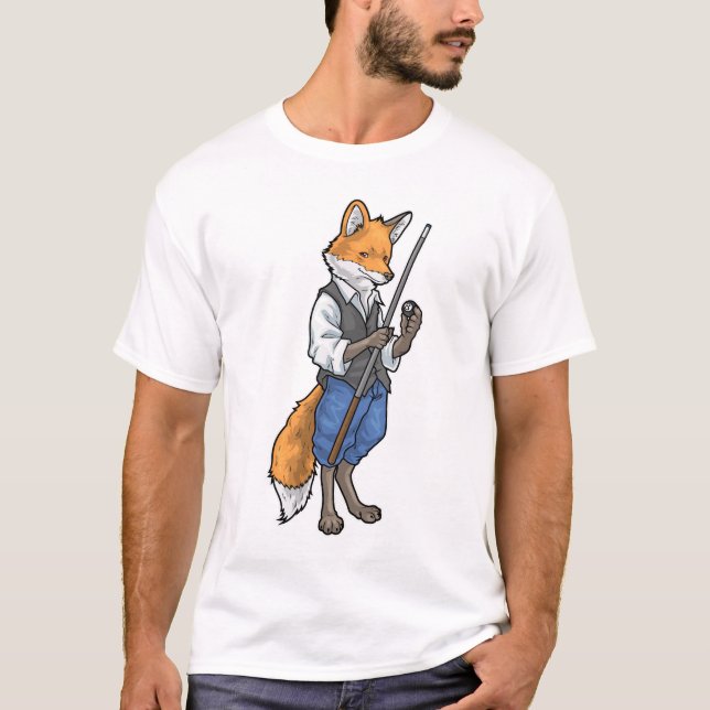 Camiseta Tacos de billar Fox (Anverso)